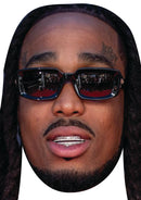 Quavo Celebrity Face Mask Fancy Dress Cardboard Costume Mask