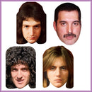 Queen Face Masks Pack Celebrity Face Mask Fancy Dress Cardboard Costume Mask