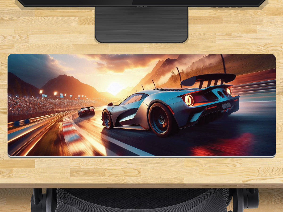 Extra Large Gaming Mouse Mat 800mm x 300mm - Racetrack