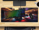 Extra Large Gaming Mouse Mat (800mm x 300mm) - Racetrack 2