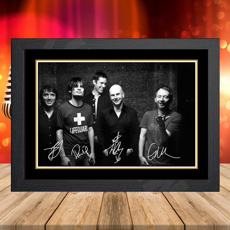 Radiohead – Printed Signature Music-Landscape Star Print – Radiohead