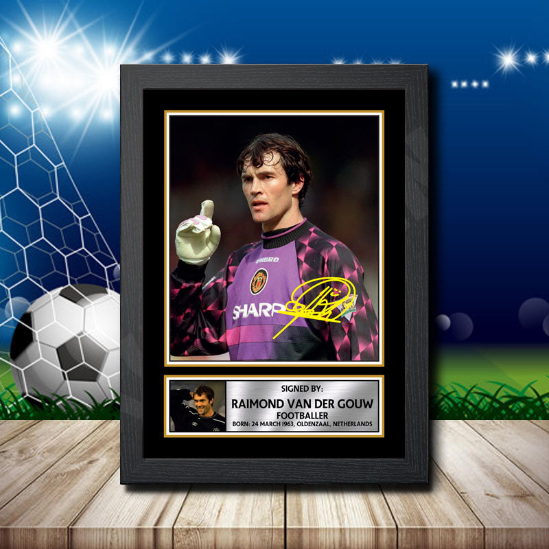 Raimond Van Der Gouw 1 Printed Signature Footballers Star Poster Print Framed Wall Art Gift – Raimond Van Der Gouw 1 Printed Signature Footballers Star Poster Print