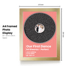 Valentines Day Record Design 2 - Romantic Gift - Special Custom Anniversary Print