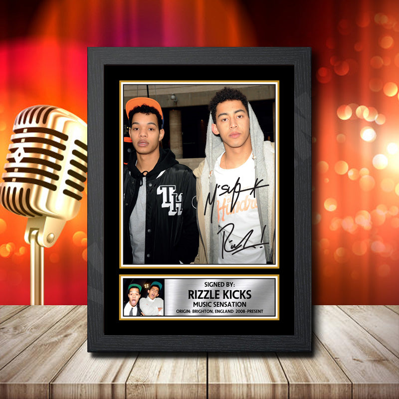 Rizzle Kicks 1 – Printed Signature Music Star Print – Rizzle Kicks 1