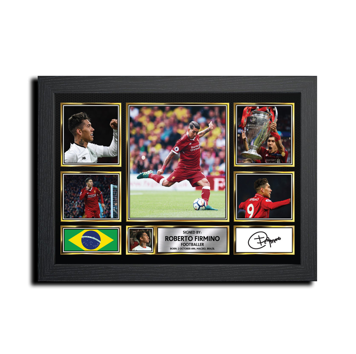 ROBERTO FIRMINO Football Gift MC1661 Printed Signature Star Poster Print Wall Art Gift – Roberto Firmino Football Gift MC1661 Printed Signature Star Poster Print Wall