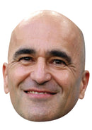 Roberto Martínez Face Mask – Portugal Football Manager Inspired Card Face Mask, Soccer Fan Party Accessory, Sports Supporter Fancy Dress Prop