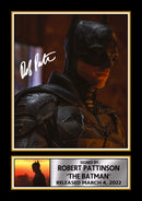 Robert Pattinson The Batman Printed Autograph Poster – DC Superhero Movie Wall Art – 2022 Batman Film Memorabilia Collectible Print for Fans