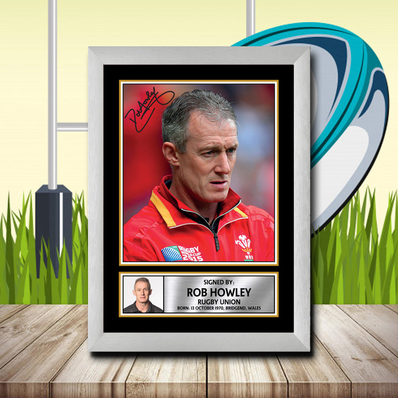 Rob Howley 2 Printed Signature Rugby Star Poster Print Framed Wall Art Gift – Rob Howley 2 Printed Signature Rugby Star Poster Print