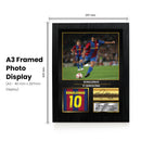 Ronaldinho Barcelona Signed Poster Print – FC Barcelona Football Wall Art – Printed Autograph Soccer Memorabilia – Ronaldinho Fan Gift Decor