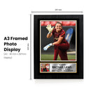 Rachael Laws Signed Poster Print – Liverpool FC Women’s Goalkeeper Tribute Wall Art with Signature & Personal Bio – England Football Memorabilia for Fans & Collectors