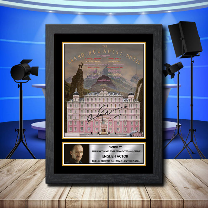 Ralph Fiennes 2 Printed Signature Television Star Poster Print Framed Wall Art Gift – Ralph Fiennes 2 Printed Signature Television Star Poster Print