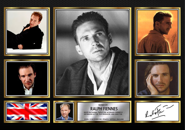 Ralph Fiennes – Printed Signature Television Star Print