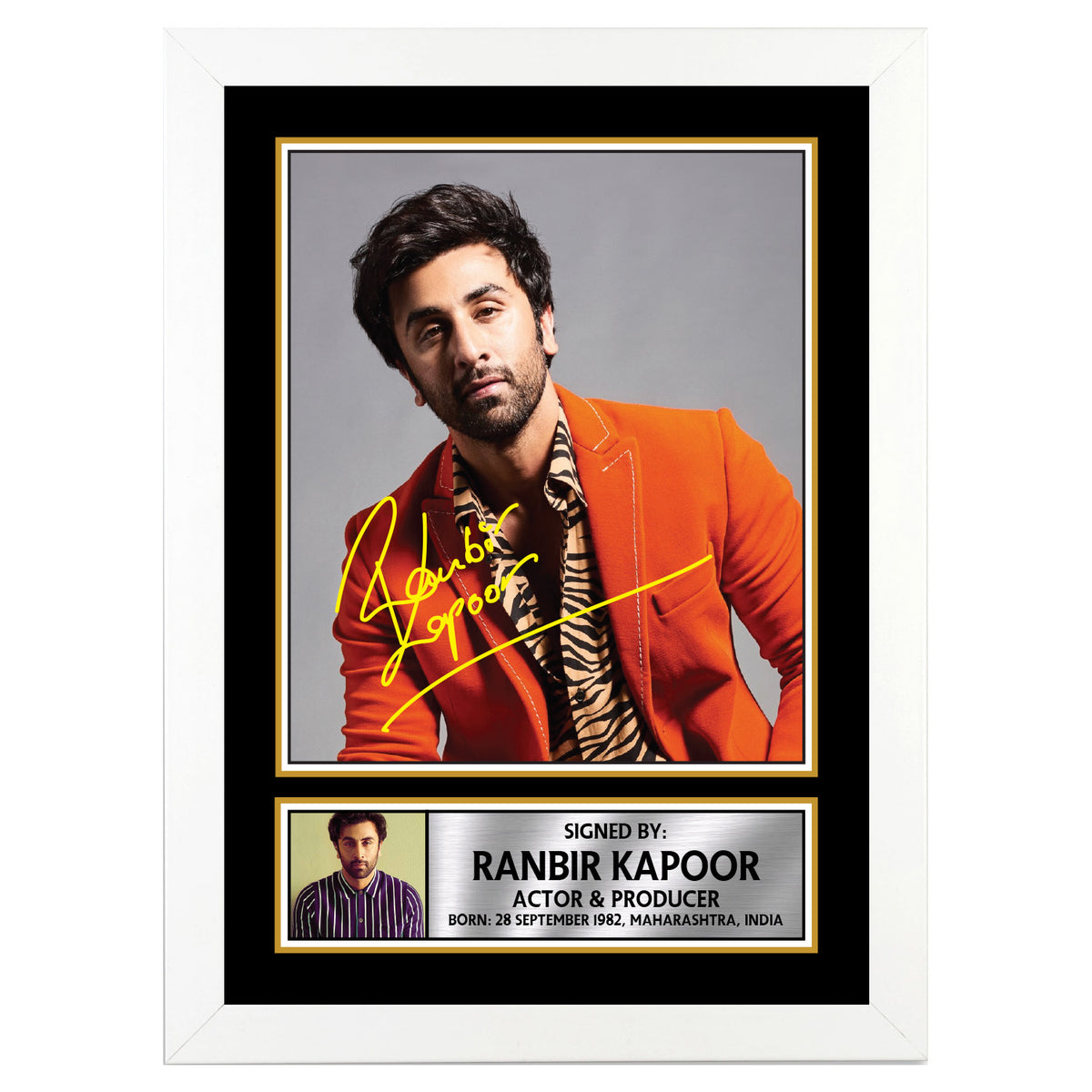 Ranbir Kapoor M364 Bollywood Printed Signature Poster Print Gift