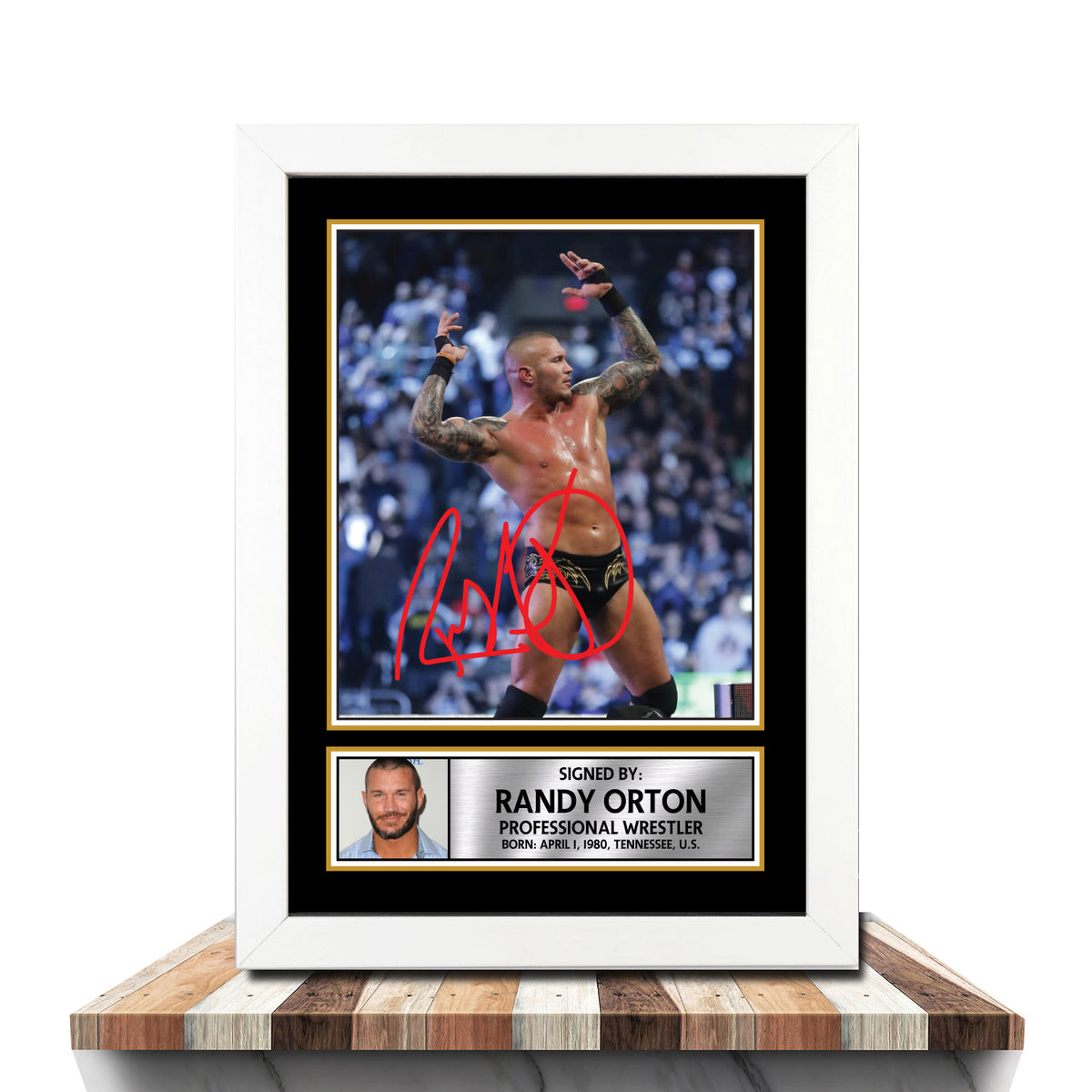Randy Orton M1055 Wrestling Printed Signature Poster Print Gift