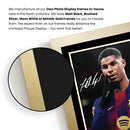Marcus Rashford Signed Autograph Poster Print – FC Barcelona Forward – Iconic Soccer Collectible Gift for Fans