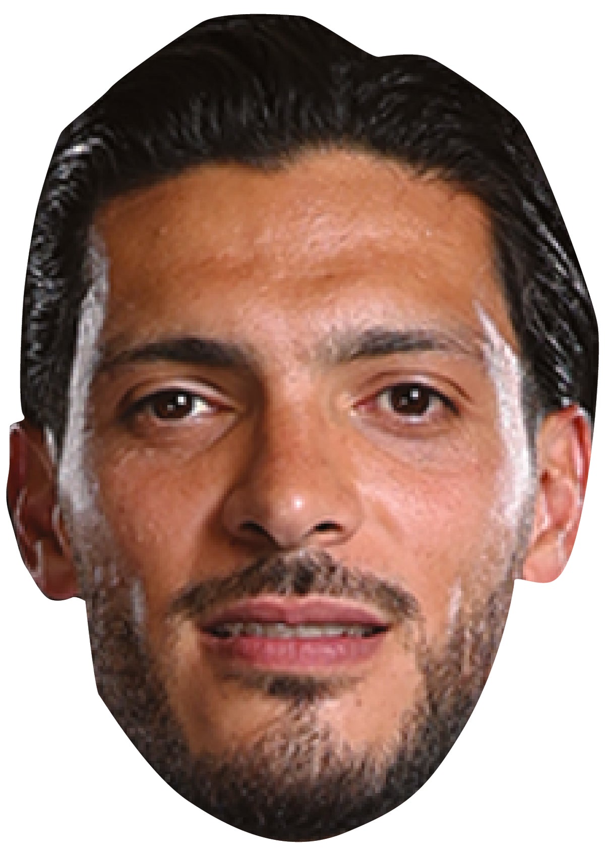 Raúl Jiménez Face Mask – Fancy Dress Cardboard Costume Mask – Raúl Jiménez Face Mask