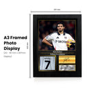 Raúl Jiménez Printed Signed Poster – Fulham FC & Mexico Midfielder Tribute Wall Art with Jersey & Bio Plaque – Premier League Football Memorabilia for Fans & Collectors