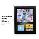 Rayan Aït-Nouri Printed Autograph Poster – Manchester City & Algeria Football Star Wall Art Print – Signed Style Soccer Fan Decor Gift