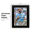 Rayan Aït-Nouri Manchester City Printed Autograph Poster – Signed Style Football Wall Art Print – Soccer Fan Gift Decor