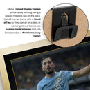 Rayan Cherki Printed Signed Poster – Manchester City FC & France Midfielder Tribute Wall Art with Jersey & Bio Plaque – Premier League Football Memorabilia for Fans & Collectors