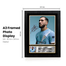 Rayan Cherki Signed Autograph Poster Print – Manchester City F.C. Playmaker – Soccer Memorabilia Gift for Fans
