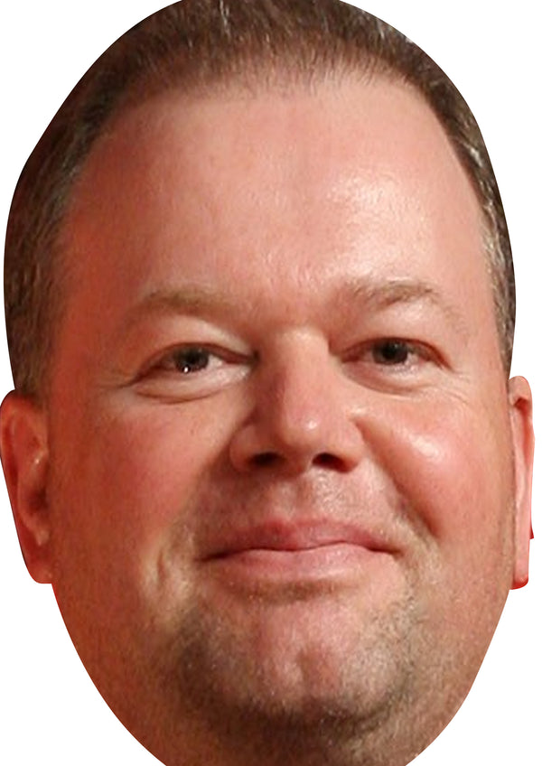 Raymond van Barneveld Face Mask – Fancy Dress Cardboard Costume Mask