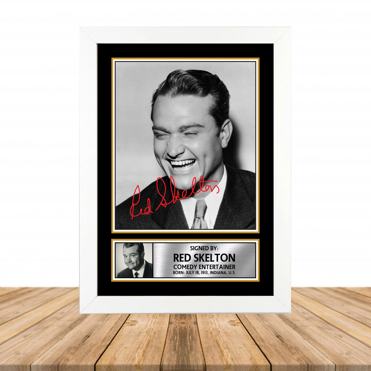 Red Skelton M908 Television Printed Signature Poster Print Gift