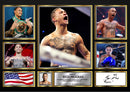 Regis Prograis top boxer Autographed Print Landscape