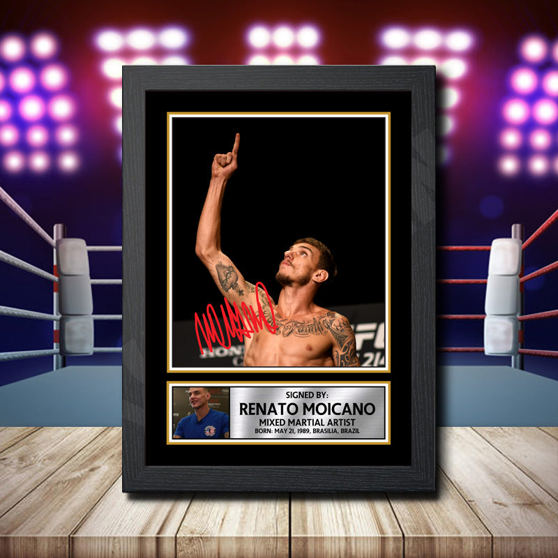 Renato Moicano Printed Signature Ufc Star Poster Print Framed Wall Art Gift – Renato Moicano Printed Signature Ufc Star Poster Print