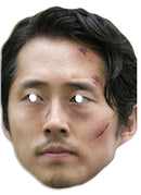 Rhee Steven Yeun - Glenn - The Walking Dead Celebrity Face Mask Fancy Dress Cardboard Costume Mask