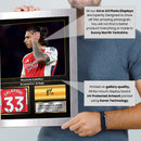 Riccardo Calafiori Signed Football Memorabilia – Framed Autograph Display with Arsenal & Italy Tribute – Collector’s Gift