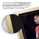 Riccardo Calafiori Signed Football Memorabilia – Framed Autograph Display with Arsenal & Italy Tribute – Collector’s Gift