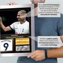 Richarlison Printed Signed Poster – Tottenham Hotspur FC & Brazil Forward Tribute Wall Art with Jersey & Bio Plaque – Premier League Football Memorabilia for Fans & Collectors