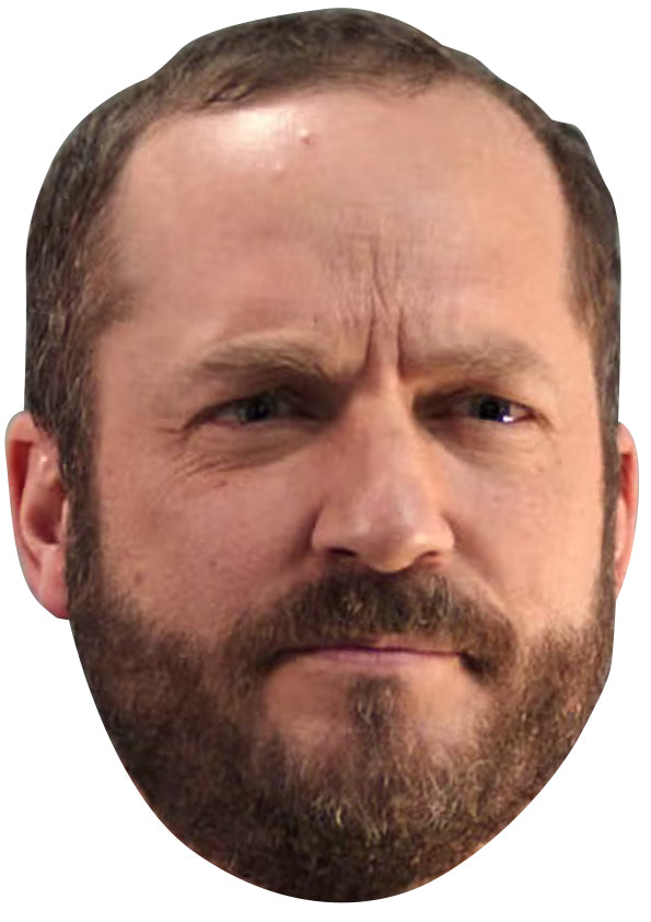 Rick Warden Celebrity Face Mask Fancy Dress Cardboard Costume Mask