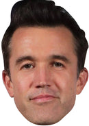 Rob Mcelhenney Celebrity Face Mask Fancy Dress Cardboard Costume Mask