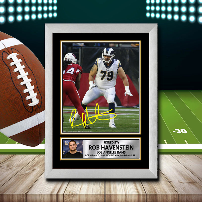 Rob Havenstein 2 – Printed Signature NFL Star Print – Rob Havenstein 2