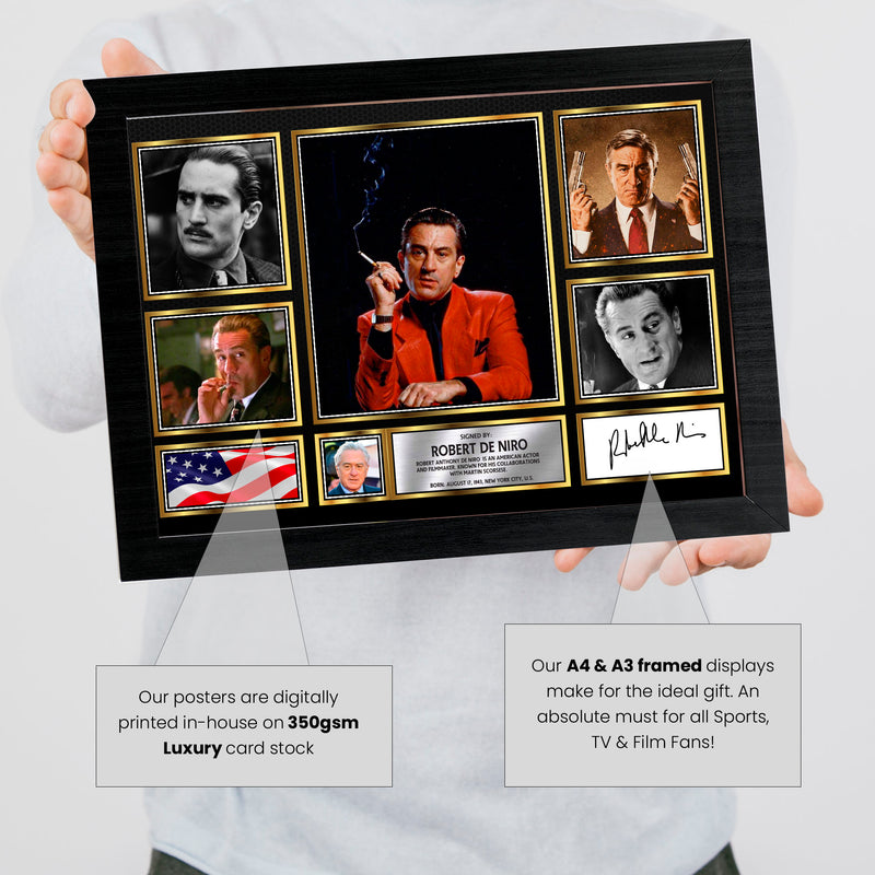 Robert De Niro - Signed Autographed Movie Star Print