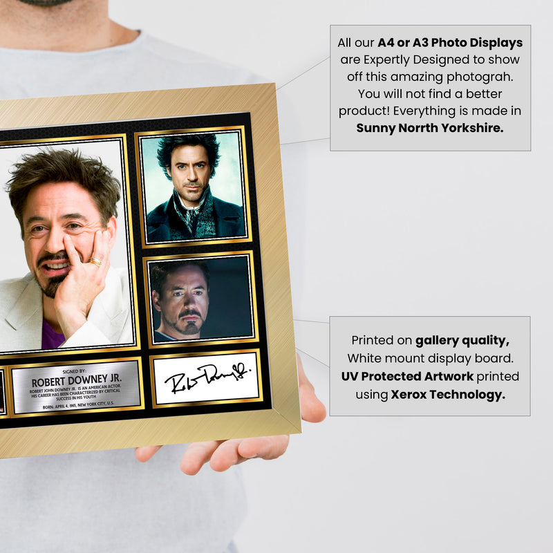 Robert Downey Jr.- Signed Autographed Television Star Print