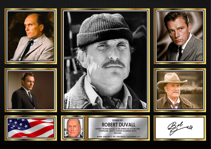 Robert Duvall - Signed Autographed Television Star Print