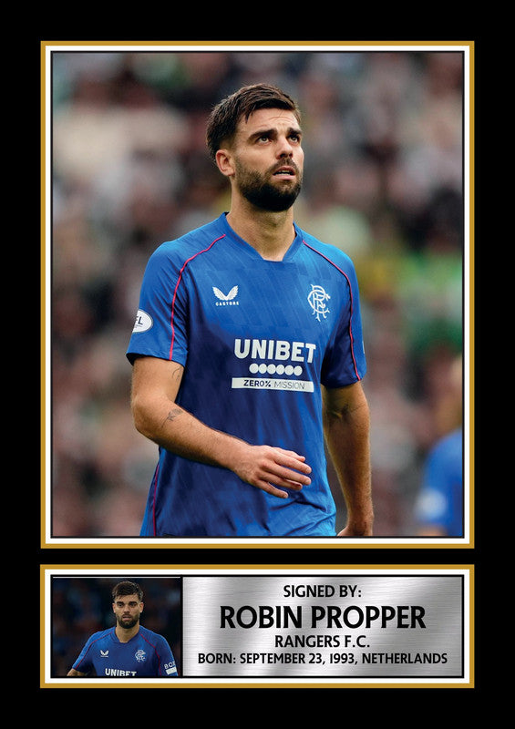 Robin Pröpper Printed Signature Poster Print – FC Twente Football Wall Art – Robin Pröpper Printed Signature Poster Print