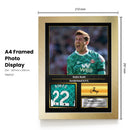 Robin Roefs Printed Signed Poster – Sunderland AFC & Netherlands Goalkeeper Tribute Wall Art with Jersey & Bio Plaque – Premier League Football Memorabilia for Fans & Collectors