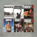 Rocky Movie Poster Set of 6 – Rocky, Rocky II, Rocky III, Rocky IV, Rocky V & Rocky Balboa Inspired Film Wall Art Prints – Boxing Movie Decor