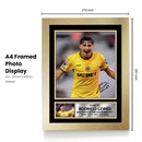 Rodrigo Gomes Signed Autograph Poster Print – Wolverhampton Wanderers F.C. – Portugal Football Memorabilia – Gift for Fans & Collectors