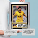 Rodrigo Gomes Signed Autograph Poster Print – Wolverhampton Wanderers F.C. – Portugal Football Memorabilia – Gift for Fans & Collectors