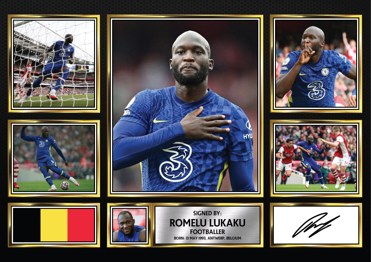 Romelu Lukaku Football Gift MC1662 Printed Signature Star Poster Print Wall Art Gift – Romelu Lukaku Football Gift MC1662 Printed Signature Star Poster Print Wall Art