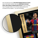 Ronaldinho Signed Poster Print – FC Barcelona La Liga Legend Wall Art with Signature & Jersey Number – Brazil Forward Memorabilia for Fans & Collectors