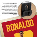Cristiano Ronaldo Signed Poster Print – Portugal National Team Legend Tribute Wall Art with Signature & Jersey Number 7 – Iconic Forward Memorabilia for Football Fans & Collectors