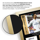 Cristiano Ronaldo Signed Poster Print – Real Madrid CF La Liga Legend Wall Art with Signature & Jersey Number – Portugal Forward Memorabilia for Fans & Collectors