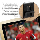 Cristiano Ronaldo Signed Poster Print – Portugal National Team Tribute Wall Art with Signature & Jersey Number – Al-Nassr Forward Memorabilia for Fans & Collectors