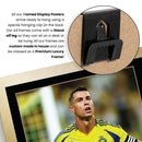 Cristiano Ronaldo Signed Poster Print – Al-Nassr FC Tribute Wall Art with Signature & Jersey Number – Portugal Forward Memorabilia for Fans & Collectors